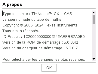 TI-Nspire CX II + OS 6.2