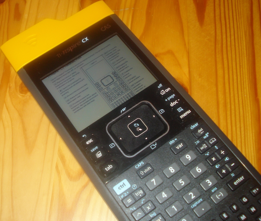 TI-Nspire CX + PDF reader