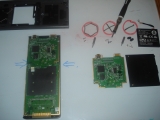 TI-Nspire CX removing PCB (2/4)