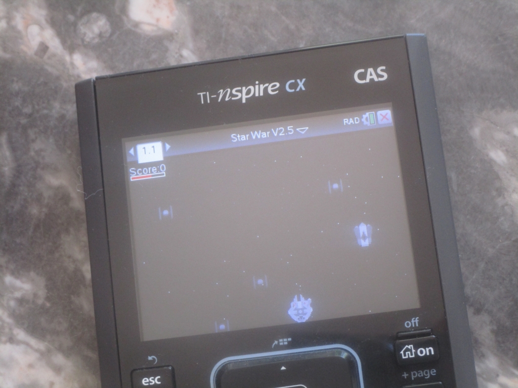 TI-Nspire CX CAS + Star War 2.5