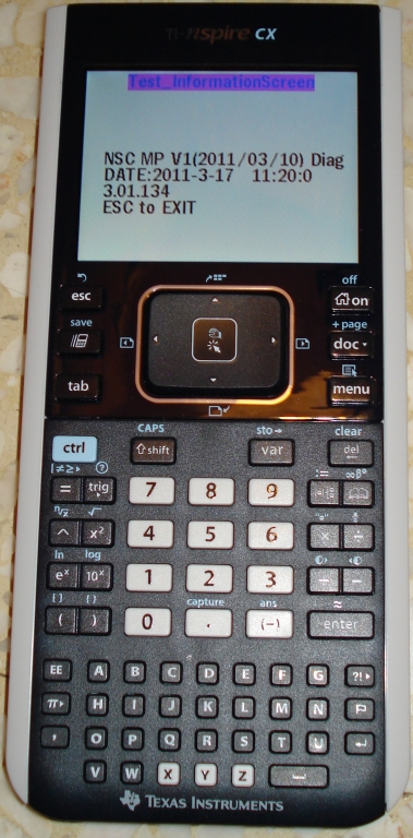 TI-Nspire CX + Diags V1