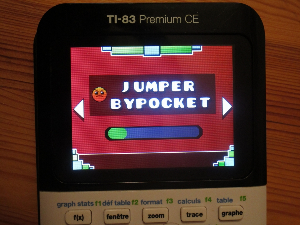 TI-83PCE: Jumper (Geometry Dash)