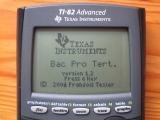 TI-82 Advanced + applis BacPro