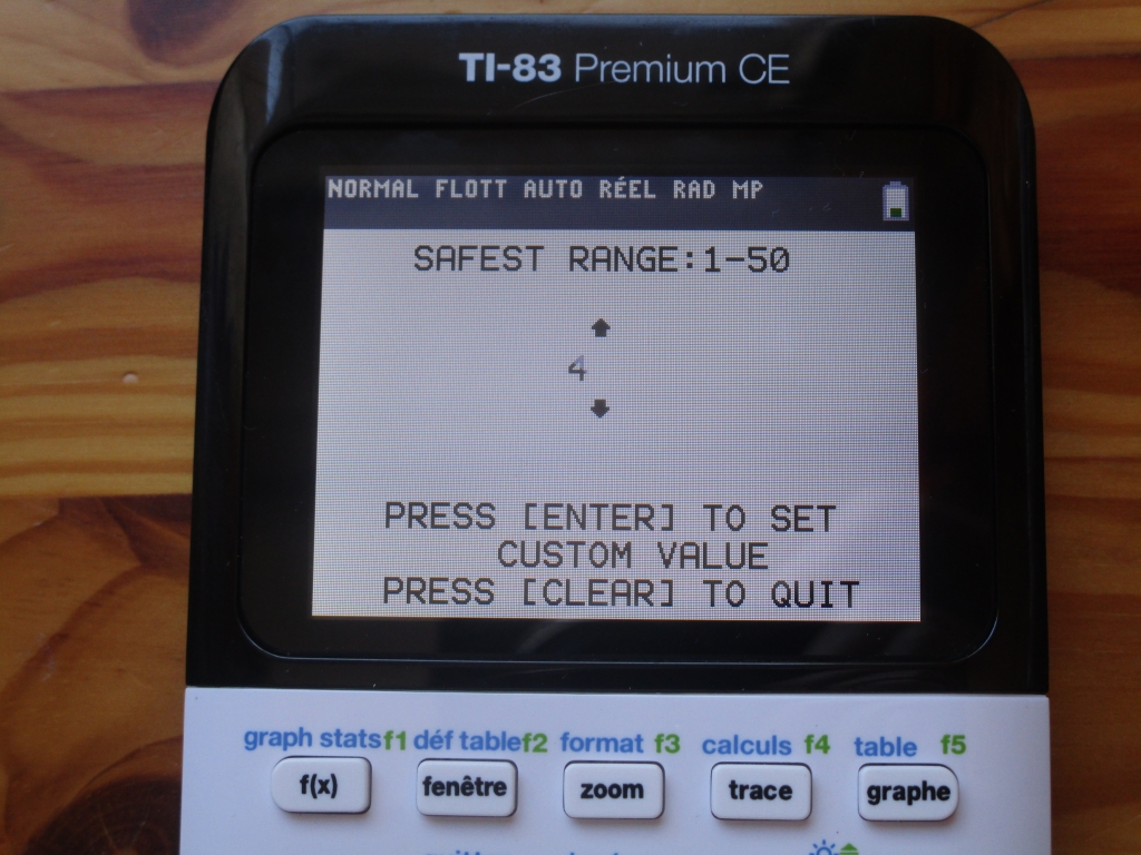 TI-83 Premium CE Adv Wait States