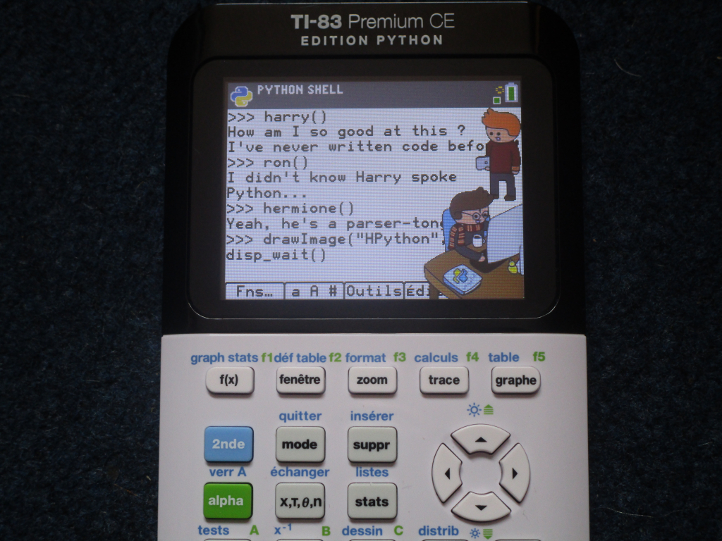 TI-83 Premium CE Edition Python