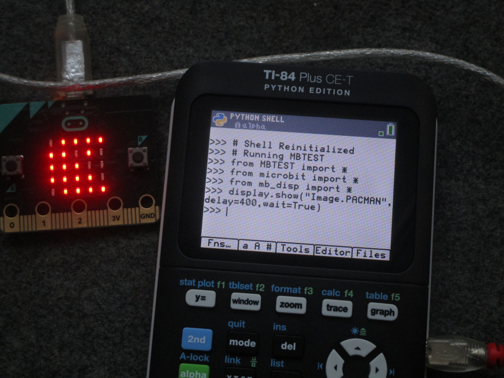 TI-84 Plus CE Python + micro:bit