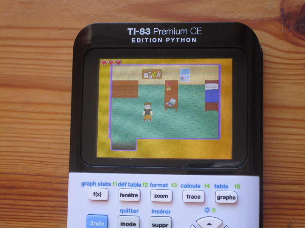 TI-83 Premium CE + Food Fighter