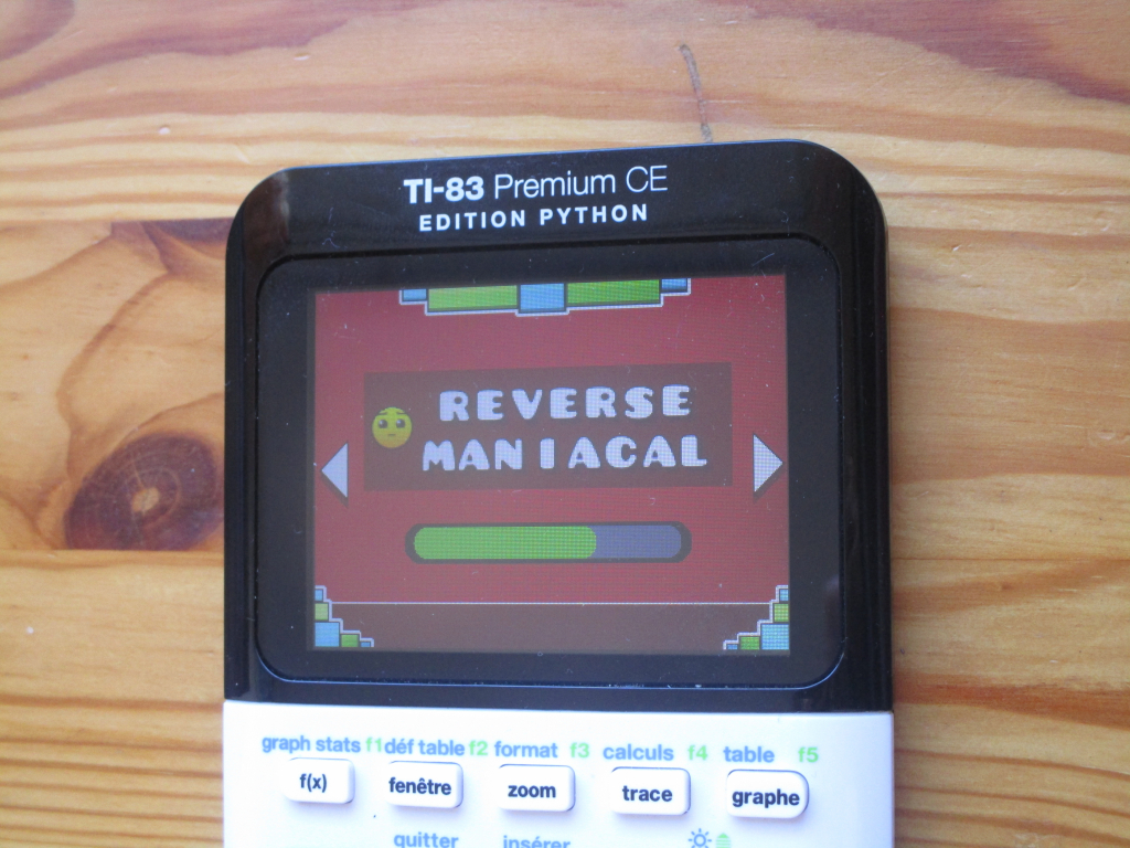 TI-83PCE : GD & Reverse Maniacal