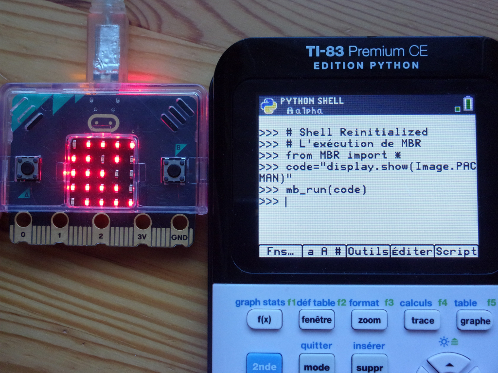 TI-83 Premium CE + BBC micro:bit