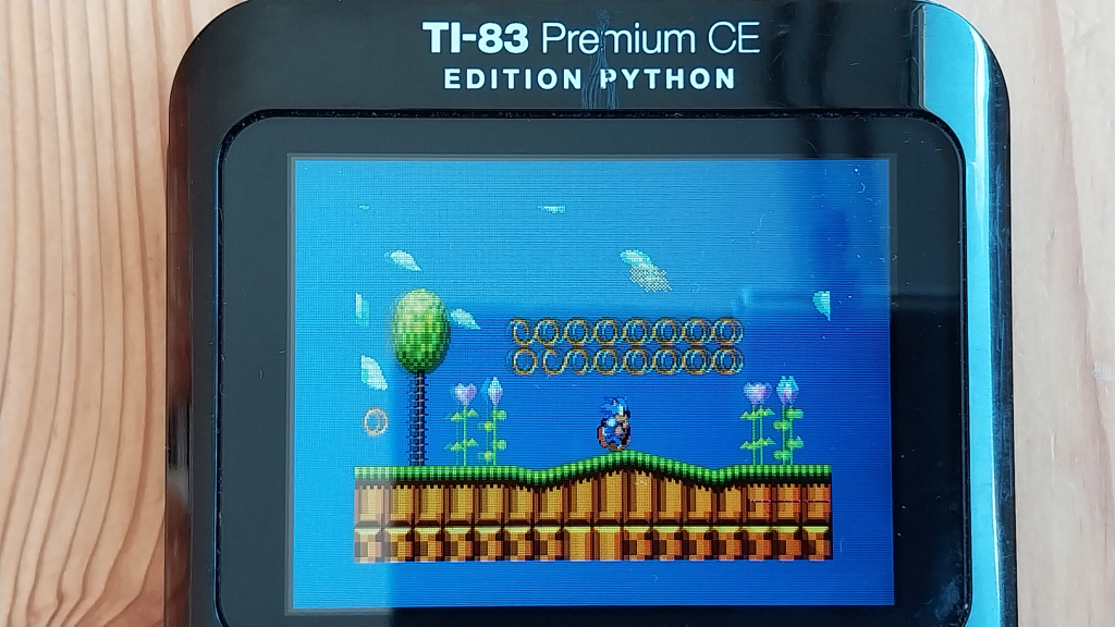 TI-83 Premium CE + Sonic 2 CE