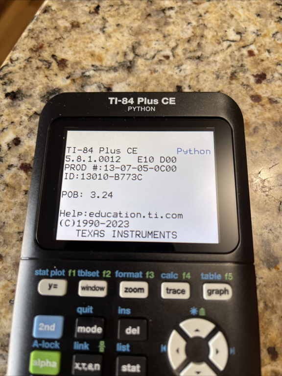 TI-84 Plus CE Python révision AC