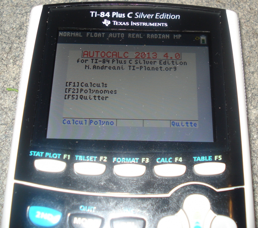 AutoCalc 4.0 - TI-84 Plus C SE