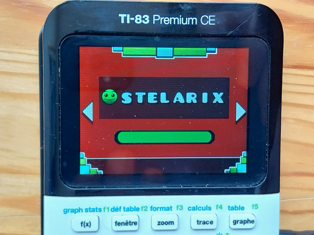 TI-83PCE: Geometry Dash Stelaris
