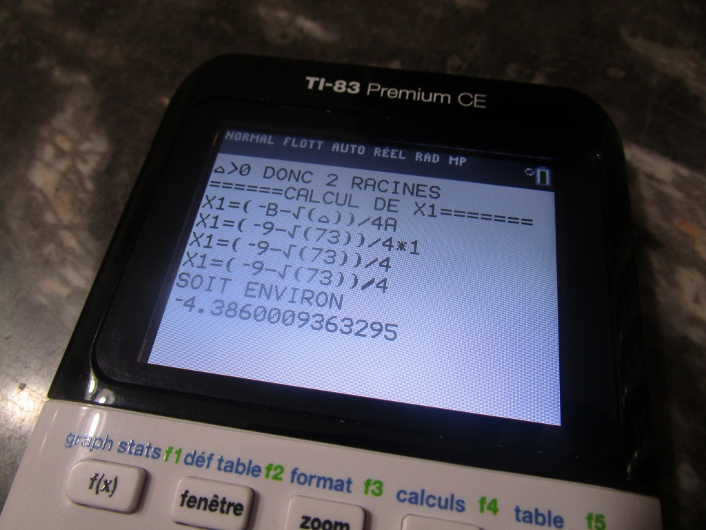 TI-83 Premium CE + Poly2deg