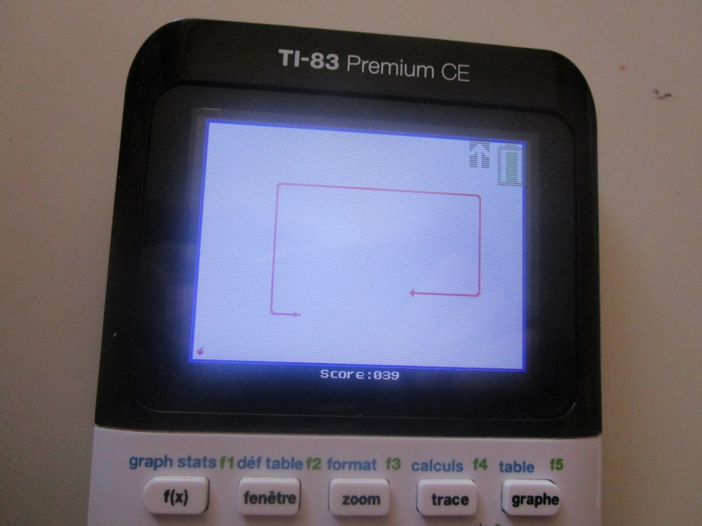 TI-83 Premium CE + Snake in asm