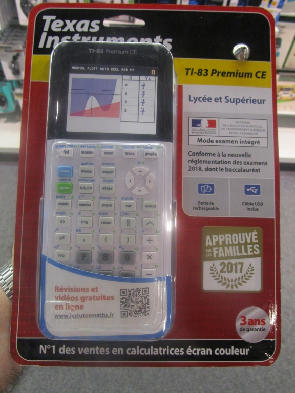 Emballage TI-83 Premium CE 2017