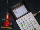 TI-83 Premium CE + micro:bit v2