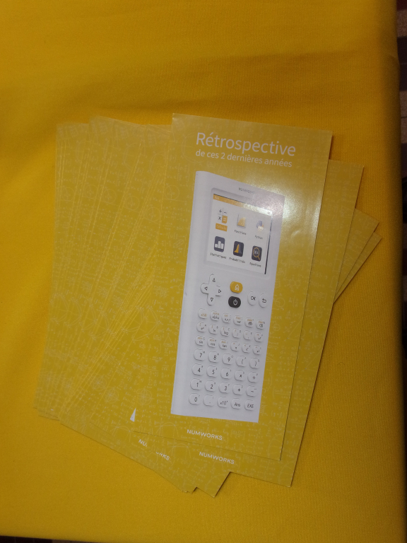 Récapitulatif NumWorks