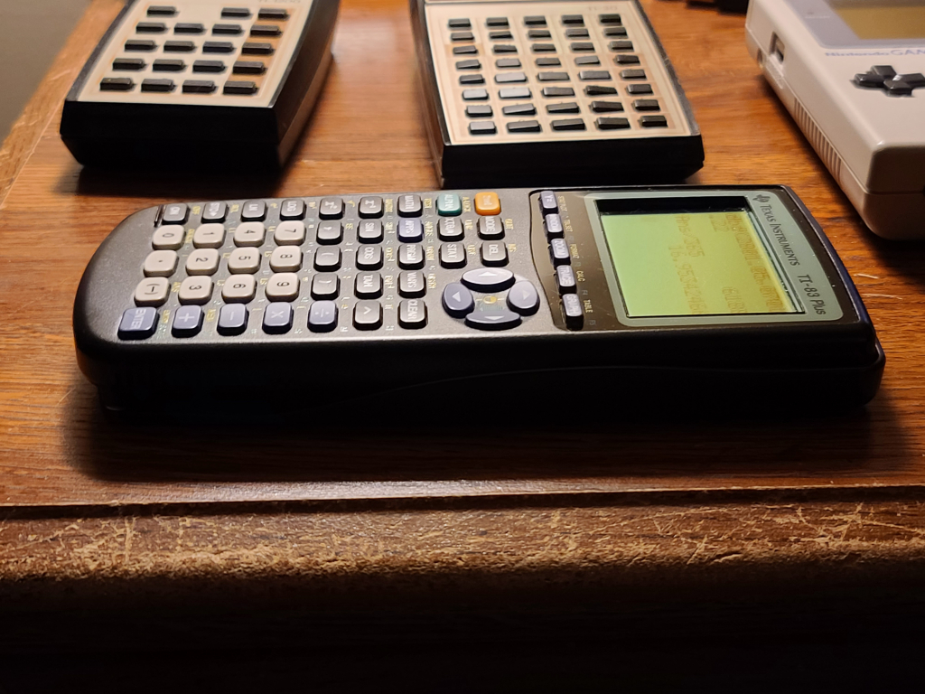 TI-83 Plus right side