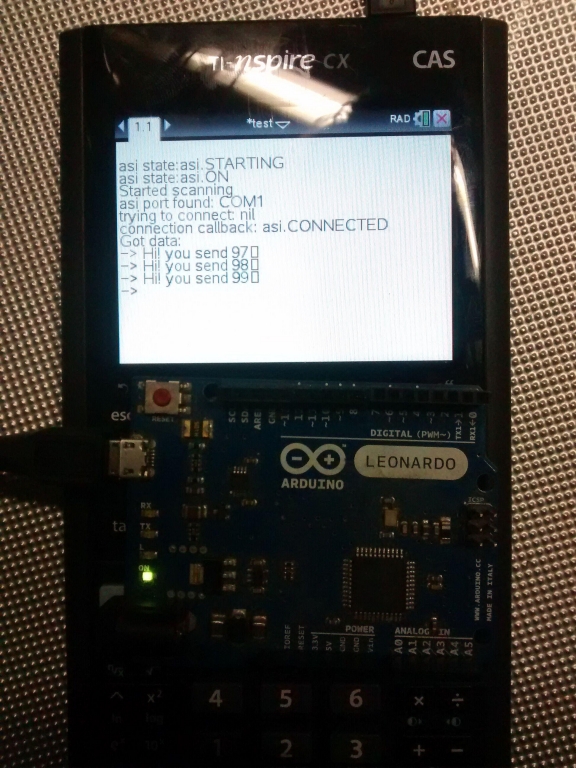 CX CAS 4.2 + Arduino Leonardo