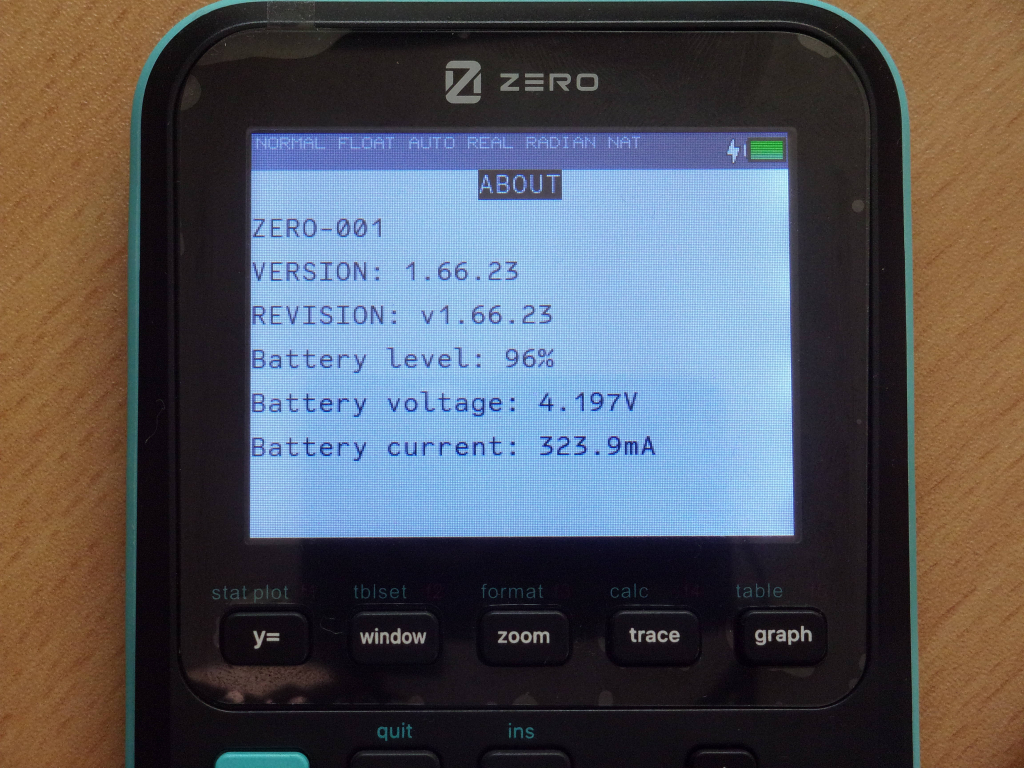 Zero + OS 1.66.23