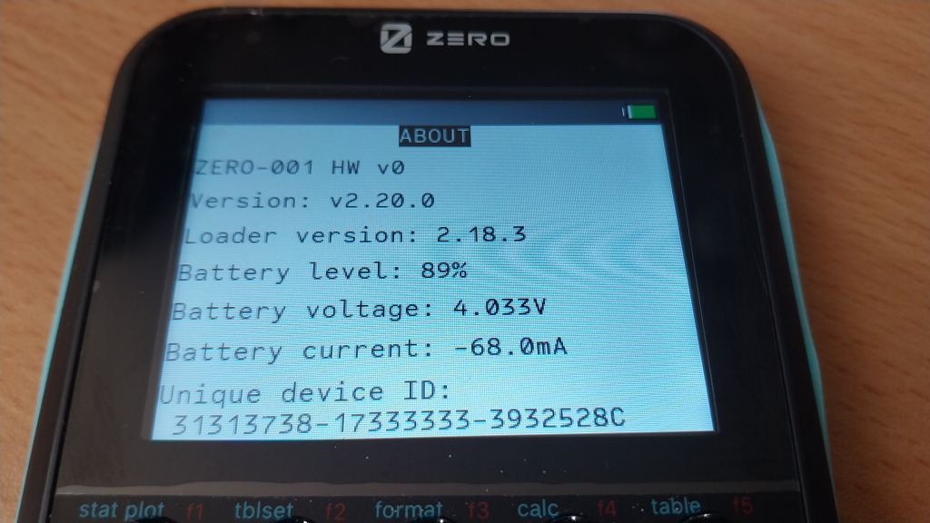 Zero ZGC3 + OS 2.20.0