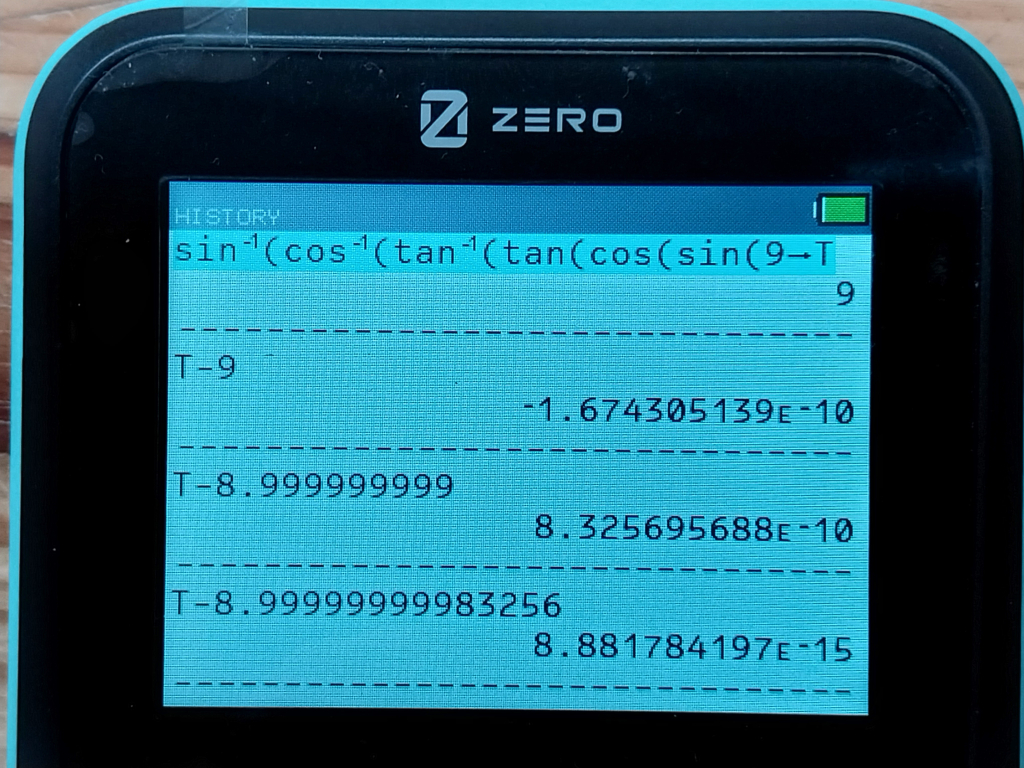 Zero : calcul