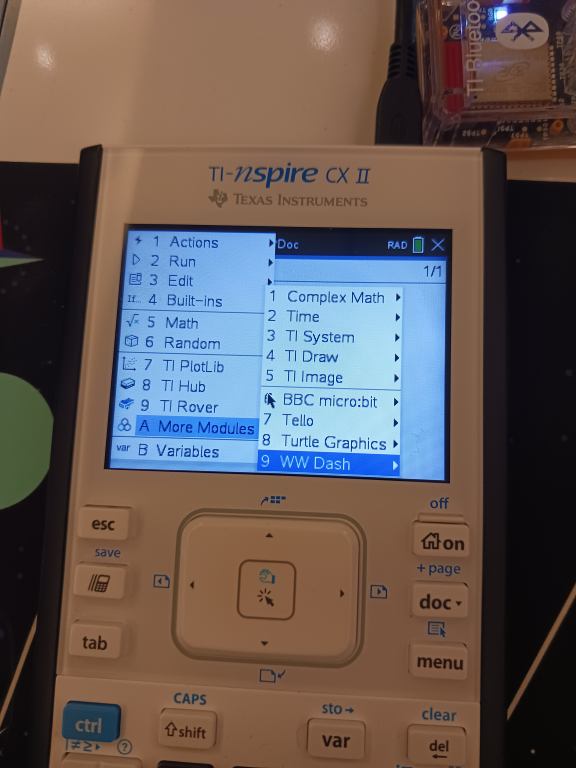 TI-Nspire CX II + Dash