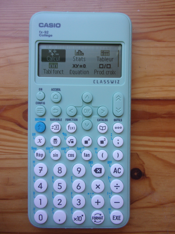 fx-92 Collège Classwiz