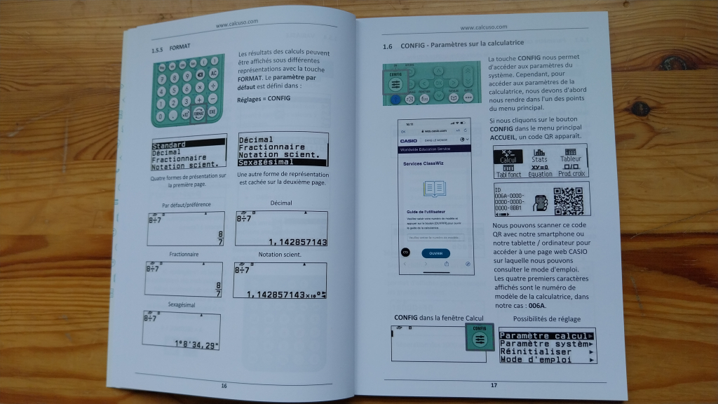 Manuel fx-92 Collège CW Calcuso