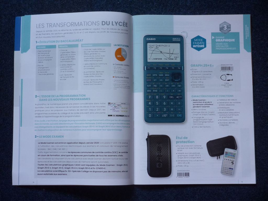Catalogue Casio 2021-2022