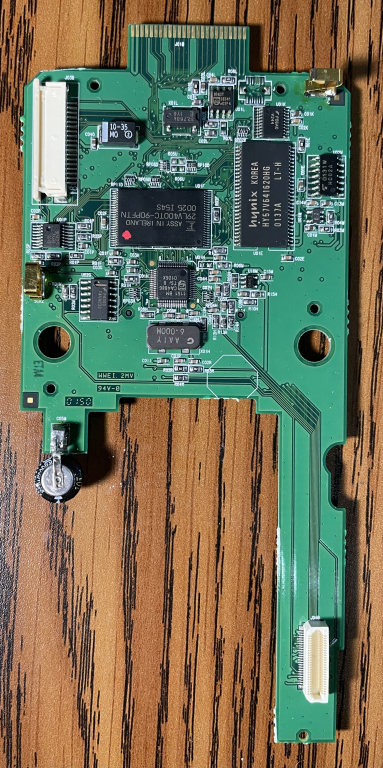 Motherboard PCB back