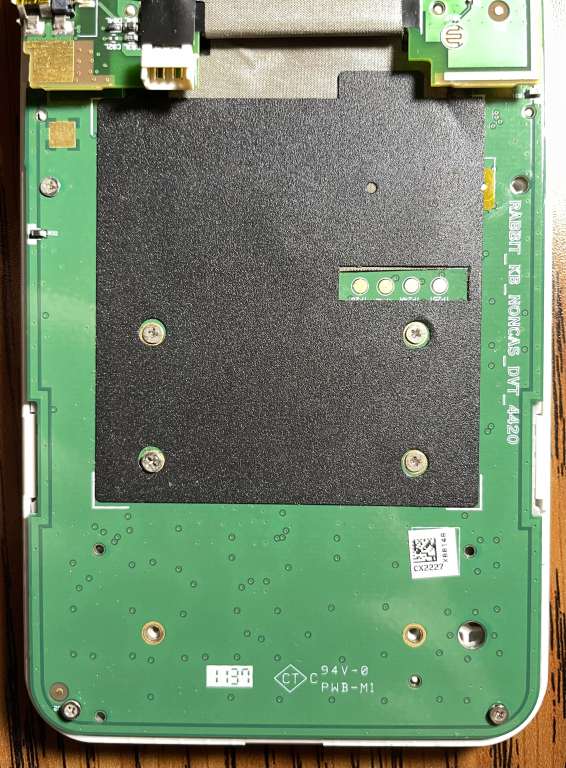 Keyboard PCB front