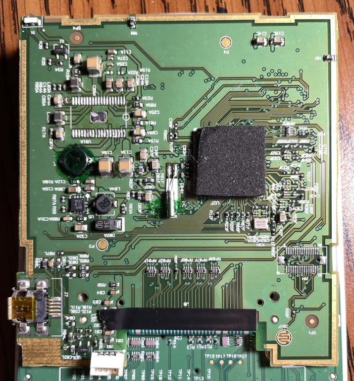 Motherboard PCB back