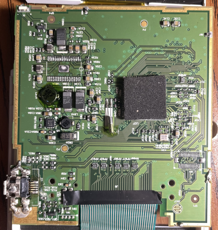 Motherboard PCB back
