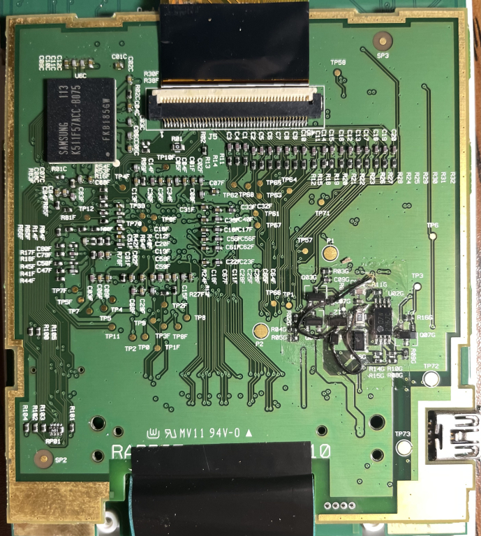 Motherboard PCB front