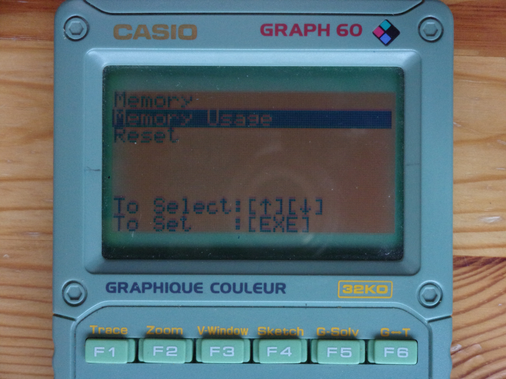 Graph 60 + mémoire