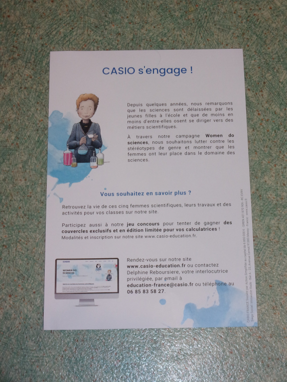 Flyer Casio