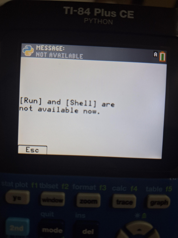 TI-84+CE : no Python