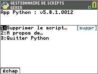 TI-83PCE + Python 5.8.1