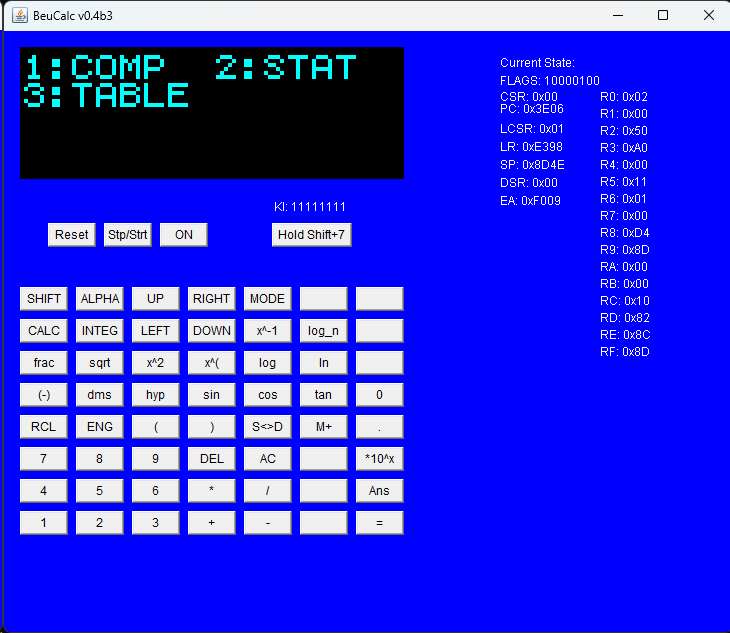 BeuCalc fx-92 Collège 2D