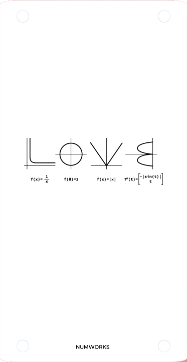 Coque NumWorks Love 02/2022