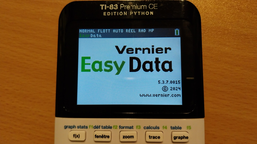 TI-83PCE + EasyTemp 5.3.7