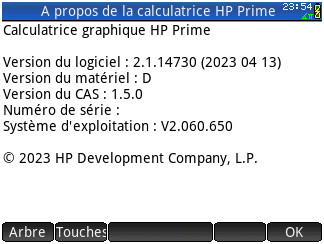 HP Prime G2 + OS 2.1.14730