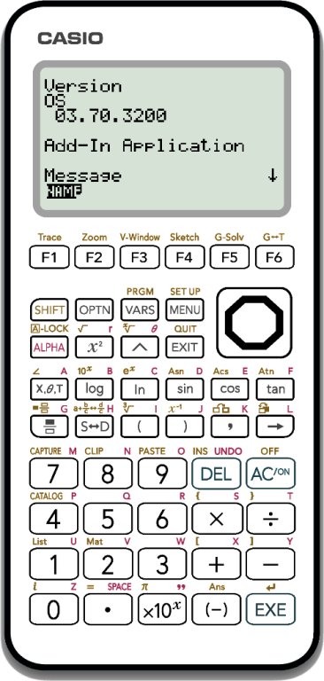 Simulateur web Casio fx-9750GIII