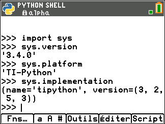 TI-83PCE + TI-Python 3.2.5.3