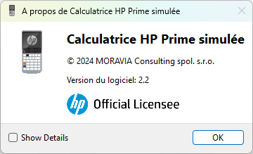 HP Prime Virtual Calculator 2.2