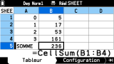 Graph Math+ 2.00 Tableur
