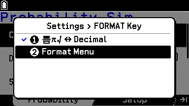 fx-CG100 V2 SETTINGS