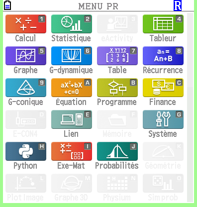 Graph 90+E Mode Examen
